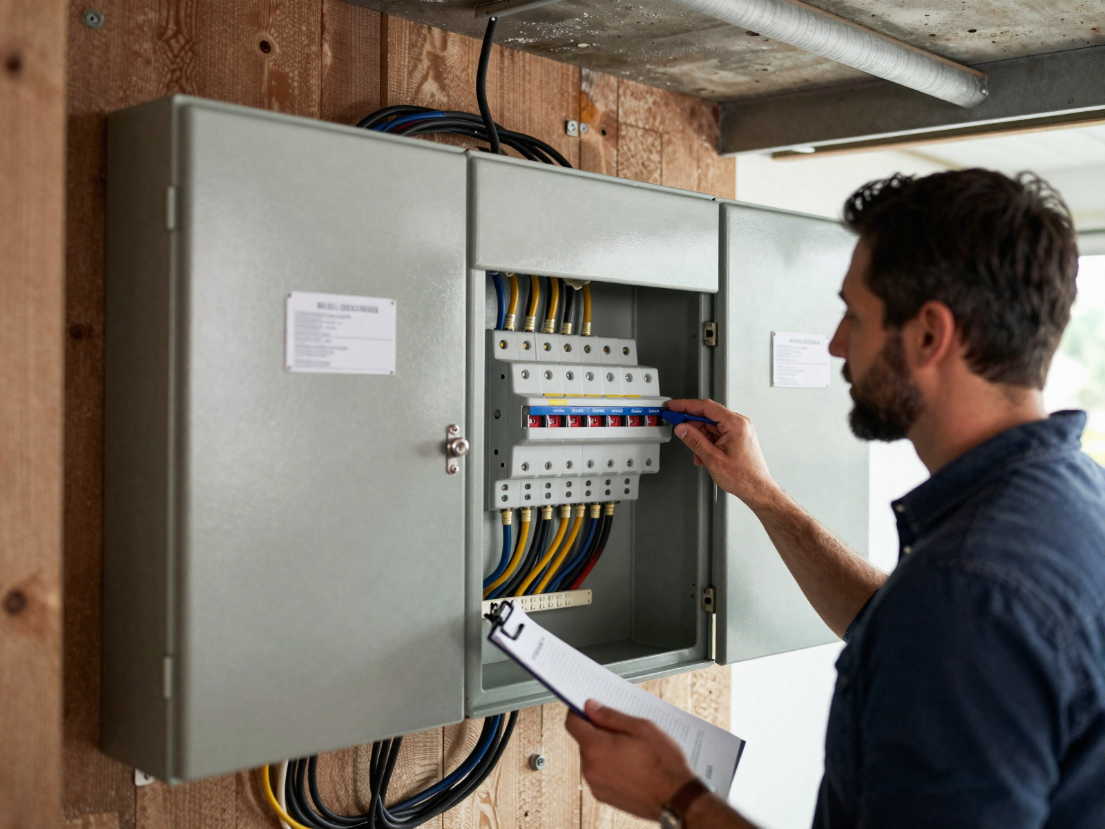 Completed electrical project